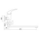 7237257С-35L(F) Смеситель для ванны L-нос GROSS AQUA Basic 7237257С-35L(F)