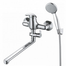 7237257С-35L(F) Смеситель для ванны L-нос GROSS AQUA Basic 7237257С-35L(F)