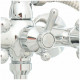 QTZ7-B856 Смеситель для ванны с душем с S изливом G-lauf цинк