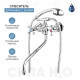 G-lauf QFR7-A827 Смеситель для ванны с душем с S изливом G-lauf цинк
