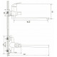 S2517B-30F Смеситель для ванны Feinise с плоским длинным изливом, с поворотным переключателем душа