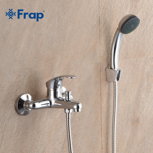 F3002-B Смеситель для ванны с душем картридж 40мм короткий излив FRAP 3002-B