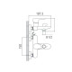 2515288C Смеситель для ванны короткий нос GROSS AQUA Space 2515288C