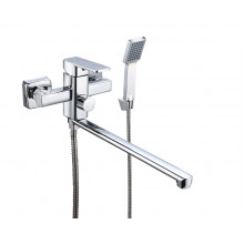 SL144-006E Смеситель для ванны с душем РМС SL144-006E универсальный Хром квадратн формы