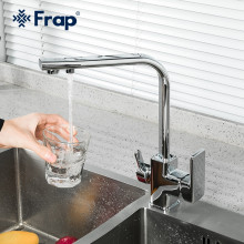 F4360 Смеситель для кухни с подключением фильтра питьевой воды картридж 35мм FRAP 4360