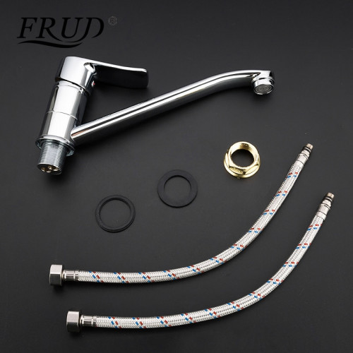 R49101 Смеситель для кухни длинны излив ф35 на гайке FRUD 49101