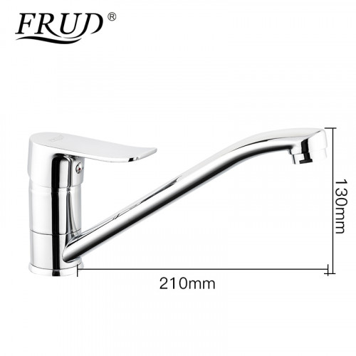 R49101 Смеситель для кухни длинны излив ф35 на гайке FRUD 49101