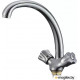 SL116-273F Смеситель для кухни 2-х вентильный высокий излив крепление гайка (РМС)