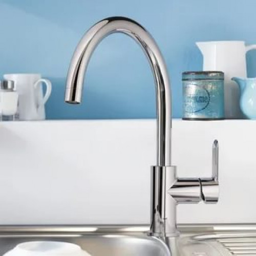 GROHE 31367000 Смеситель для мойки высокий излив BAU EDGE GROHE 3136700