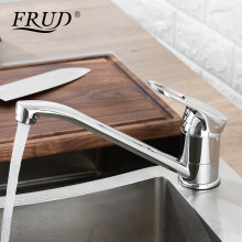 R49104 Смеситель для кухни длинны излив ф40 на гайке FRUD 49104