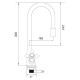 BA5318-1F-E352A-B702 Смеситель для кухни из Латуни