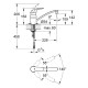 GROHE 32750000 Смеситель для мойки поворотный гусак EUROECO GROHE 32750000