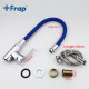 F4353+F7254 Смеситель для кухни гибкий гусак картридж 35мм FRAP 4353-7254 Фиолетовый