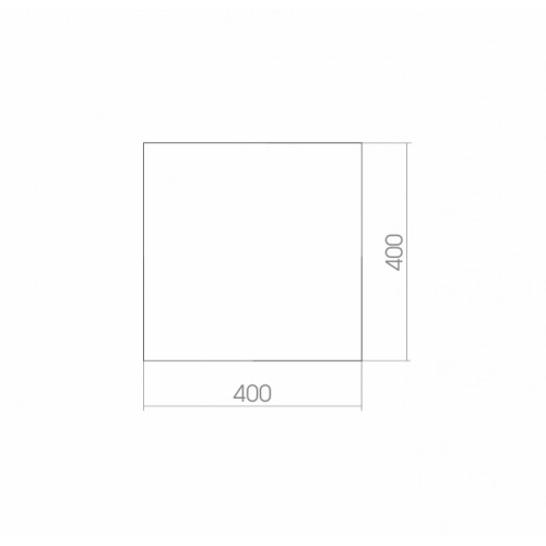 Зеркало квадрат 400*400 без полки