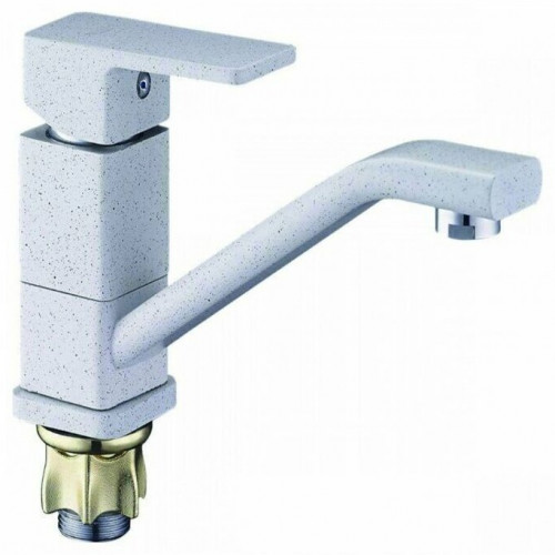 GOR4-B058KW Смеситель ф35 G-lauf, цинк, белый