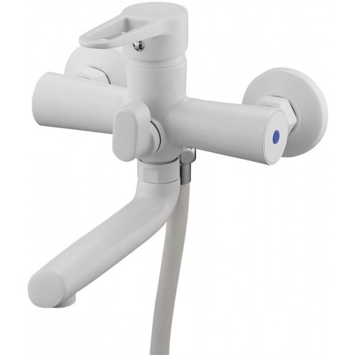 NUD3-A045YW Смеситель для ванны с коротким поворотным изливом G.lauf, белый