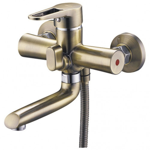 NUD3-A045KT Смеситель для ванны с коротким поворотным изливом G.lauf Бронза
