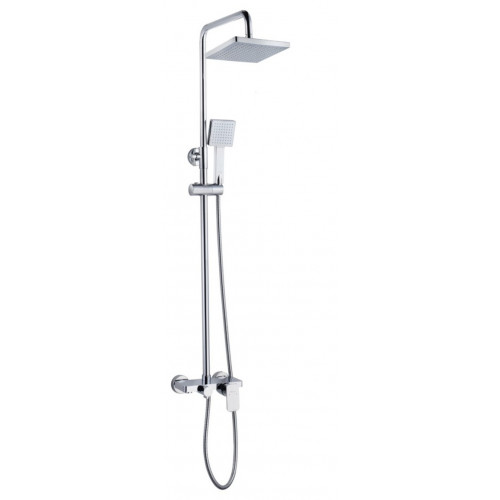 B7060SB-39 Душевая стойка BOOU с тропическим душем Латунь